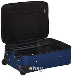 Ensemble de 3 valises souples American Tourister Fieldbrook XLT de couleur bleu marine