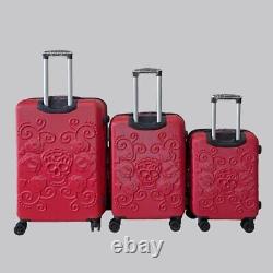 Ensemble de bagages 3 pièces extensible en sac de voyage rigide Koffers Trolley Case Set de valises