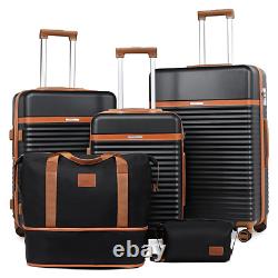 Ensemble de bagages Joyway 5 en ABS avec valises à coque rigide et roulettes - Valise extensible 2024