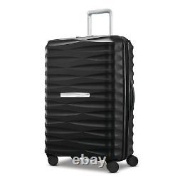 Ensemble de bagages Samsonite 2 pièces en noir : bagage à main et bagage de taille moyenne.