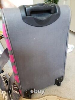 Ensemble de bagages Victorias Secret Pink GRAPHIC 3 pièces avec valise à roulettes et sac de voyage à main