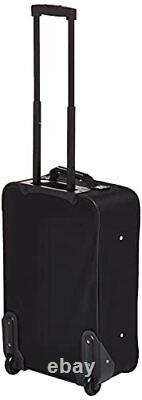 Ensemble de bagages à roulettes souples American Tourister Fieldbrook XLT, noir, 4 pièces.