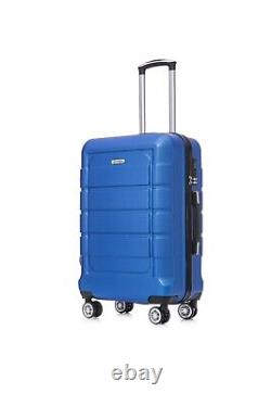 Ensemble de bagages à trois pièces (20, 24, 28) valise à roulettes avec serrure TSA