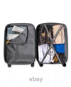 Ensemble de bagages cosmétiques rigides à cabine en deux pièces Gem - Votre compagnon de voyage parfait.