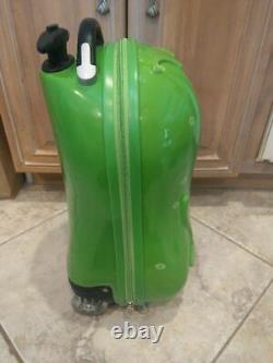 Ensemble de bagages pour enfants Travel Buddies 2 pièces, valise verte Monster & valise perroquet