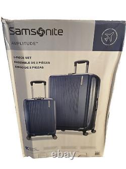 Ensemble de bagages rigides à deux pièces Samsonite Amplitude bleu