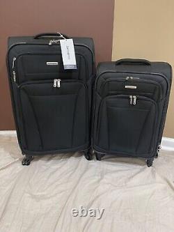 Ensemble de bagages souples SAMSONITE Uptempo Expandable 2 pièces 600$ Neuf en noir