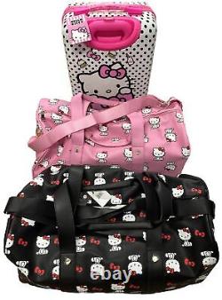 Ensemble de bagages trois pièces Hello Kitty pour voyager et valise