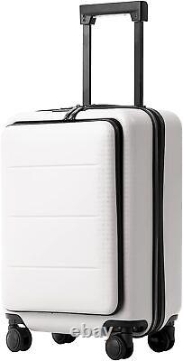 Ensemble de valise COOLIFE avec poche, pièce en ABS+PC à roulettes.