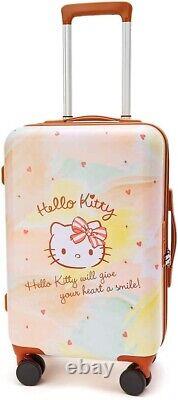 Ensemble de valises Sainrio Hello Kitty, bagages de voyage en ABS avec serrure TSA, mallette de transport neuve.