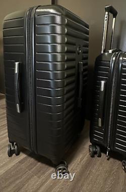 Ensemble de valises à roulettes à coque rigide Delsey 2 pièces en noir