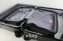 Ensemble de valises gris COOLIFE YD000076 - 2 pièces, valise de cabine à roulettes