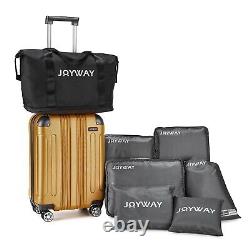 Ensemble de voyage Joyway Carry on Luggage 8 pièces, valise approuvée par les compagnies aériennes 22x14x9