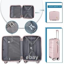 Ensemble de voyage Somago 20IN Carry On Luggage et 14IN Mini Cosmetic Cases Hardside