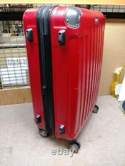 Hardside Luggage 3-piece Set (24/20/28) Kenneth Cole Reaction Suitcase Rouge