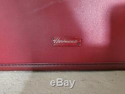 Hartmann Vintage Deep Red 2 Pièces Avec Bagages Touches Belle Clean Set