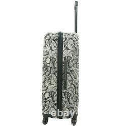 Kensie New Grey Snake Bagage 3 Pc Set Non Extensible Spinner Spinner