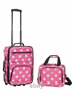 Kids Luggage Travel Bag Set Medium 2 Piece Girl Pink Gift Camp Storage Nouveau
