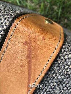 Lot De 2 Hartmann Vintage Cuir Tweed Paisley Intérieure Bagages Belting Valises
