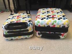 Luggage Disney American Tourister 2 Pièces Mikey Mouse Colorful Nib Continuer
