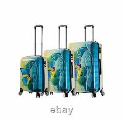 Mia Viaggi Italie Set Hardside Bagage 3 Pièce (20/24/28) Spinner-butterfly