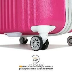 Miami Carryon Collins Expandable Spinner Luggage Set (-2pc / 3pc Noir / Rose / Blanc)