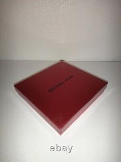 Michael Kors 2pc Travel Box Set Mk Red Cherry Saffiano Porte-bagages