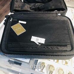 Michael Kors Logo Rolling Travel Trolley Suitcase Carry On Bag Noir