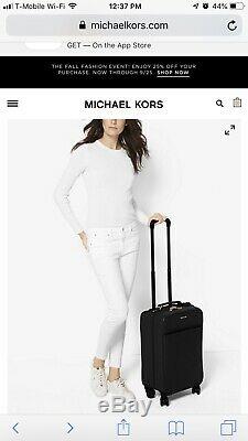 Michael Kors Saffiano Cuir 3 Piece Luggage Set Noir