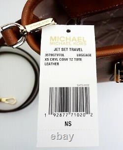 Michael Kors Tasche Handtasche Jet Set Travel Xs Carryall Fourre-tout Bagages Neu