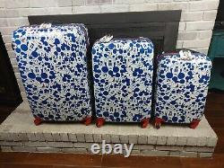 Mickey Mouse Set 28 25 21 Hardside Spinner Valise Bagage T.n.-o. Bioworld