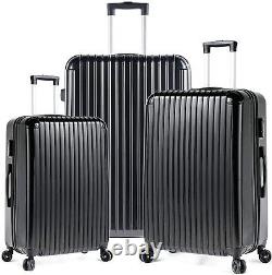 Miibox Bagage 3 Pièces Bagage Set Abs+pc Matériel Spinner Porte-bagage