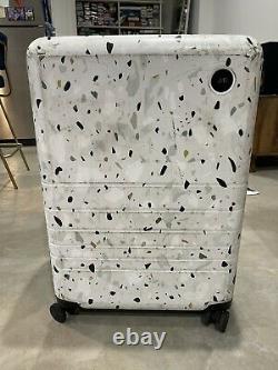 Monos Bagage Set Check In Medium & Carry On Pro White & Terrazzo Hardshell