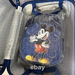 NOUVEL ENSEMBLE DE BAGAGES 2 PIECES ful x Disney Mickey 21 Carrousel à bagages à main empilable sac à dos