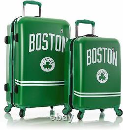 Nba Basketball Boston Celtics Spinner Bagage Set 2 Pcs Carry On Valises