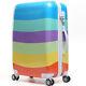 New Arc-en-1 Pcs Luggage Set Voyage Sac Abs Valise Trolley Roues Coded Verrouillage