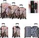 New Dejuno 3 Pièces Poids Léger Hard Shell Spinner Upright Luggage Set Vol