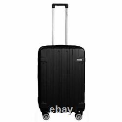 Nouveau Bagages Valise Cabine Set Carry On Noir Abs Spinner Lightwheight 302420
