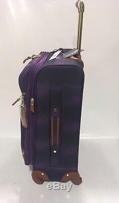 Nouveau Steve Madden Spinner Ombre Collection Luggage Set 840 $ Violet