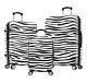 Olympia Hardshell 4 Roue Spinner Bagage Valise 3 Pièces Set Nice