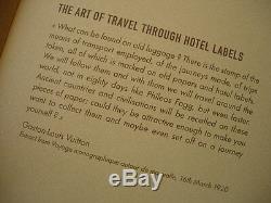 Rare Authentique Louis Vuitton Voyage Vip Bagages Événement Autocollant Postcard Boxed Set