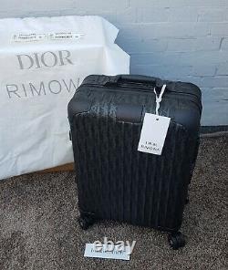 Rimowa + Dior Cabin Black Flambant Neuf Dans La Boîte Ensemble Complet Avec Des Étiquettes
