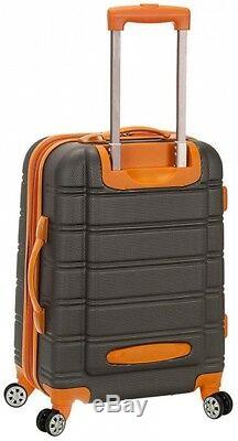 Rockland Bagages Hard-side Spinner Set Extensible, Abs Durable, Gris (3 Pièces)
