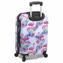 Rolite Flamingo 3 Pièces Hardside Combinaison Spinner Verrouillage Luggage Set