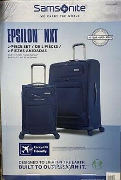 Samsonite Epsilon Nxt 2 Pièces Softside Spinner Luggage Set 27& 20 Carry On