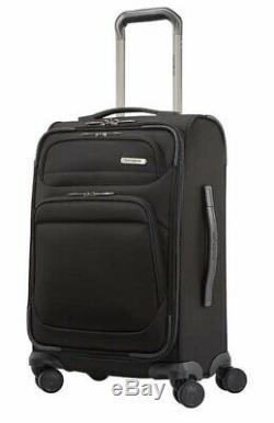 Samsonite Epsilon Nxt 2 Pièces Softside Spinner Luggage Set Noir Ob Pdsf 179 $
