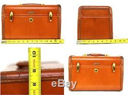 Samsonite Shwayder Bros Vtg Hardshell 4 Piece Set Suitcases Brown Honey Style