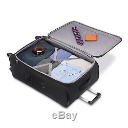 Samsonite Transyt Extensible Softside Luggage Set Avec Roulettes Multidirectionnelles, 2 Pièces