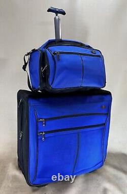 Set De Bagages Bleu Victorinox Werks Traveler 21 Sac À Vêtements À Roues Et 16 Tote
