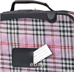 Set De Bagages Portable Extensible Avec Roue De Skate Pinkcross Imprimé Moyen 2 Pcs
